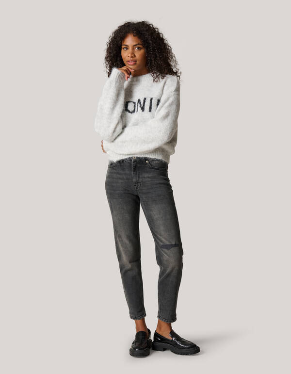 Tapered Fit Jeans Dunkelgrau L29 SHOEBY WOMEN