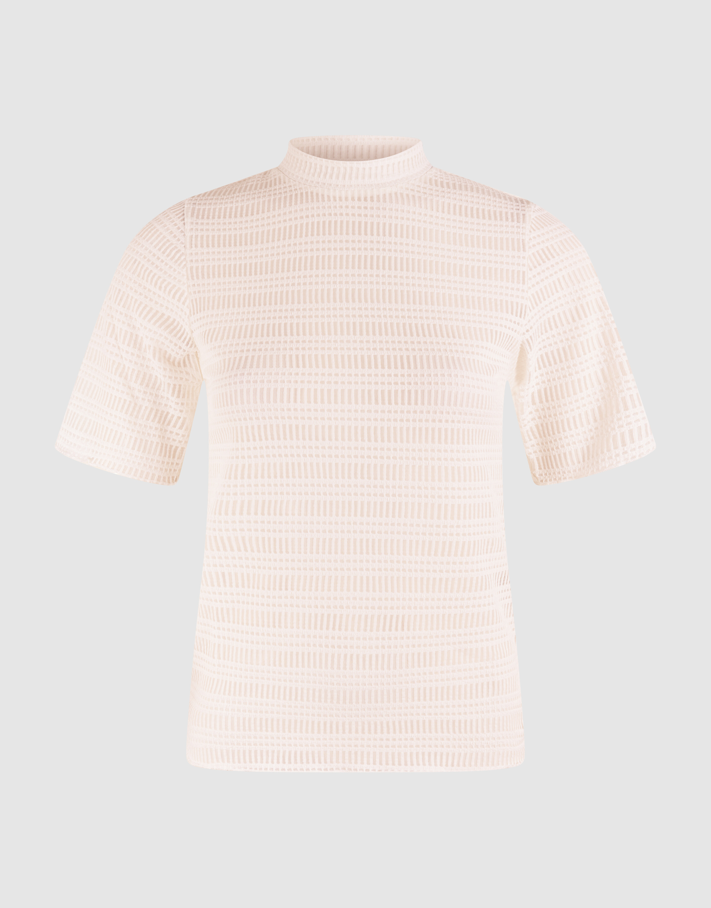 Mesh Texture Top Off Weiß SHOEBY WOMEN