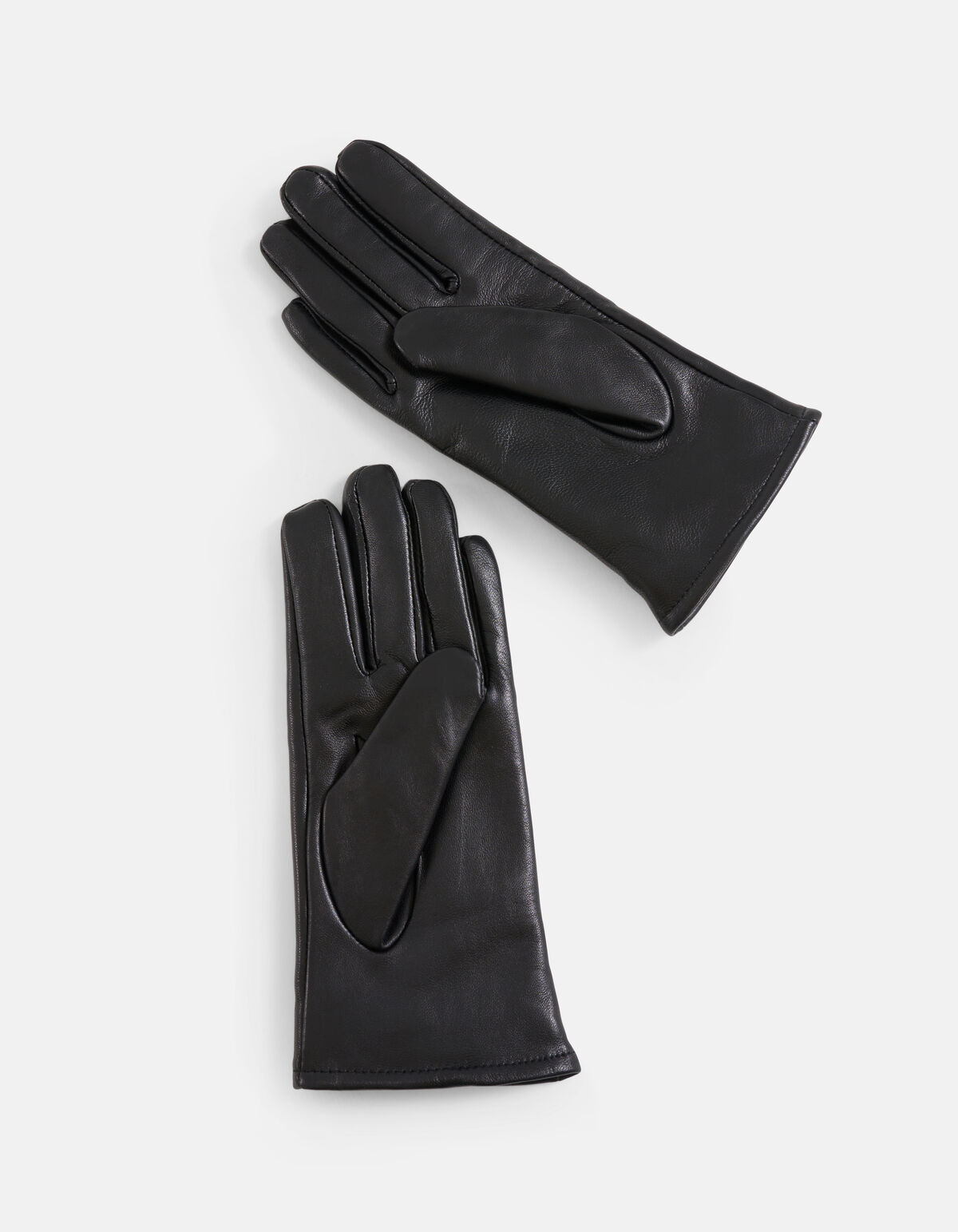 Leder Kettenhandschuhe Schwarz SHOEBY ACCESSOIRES