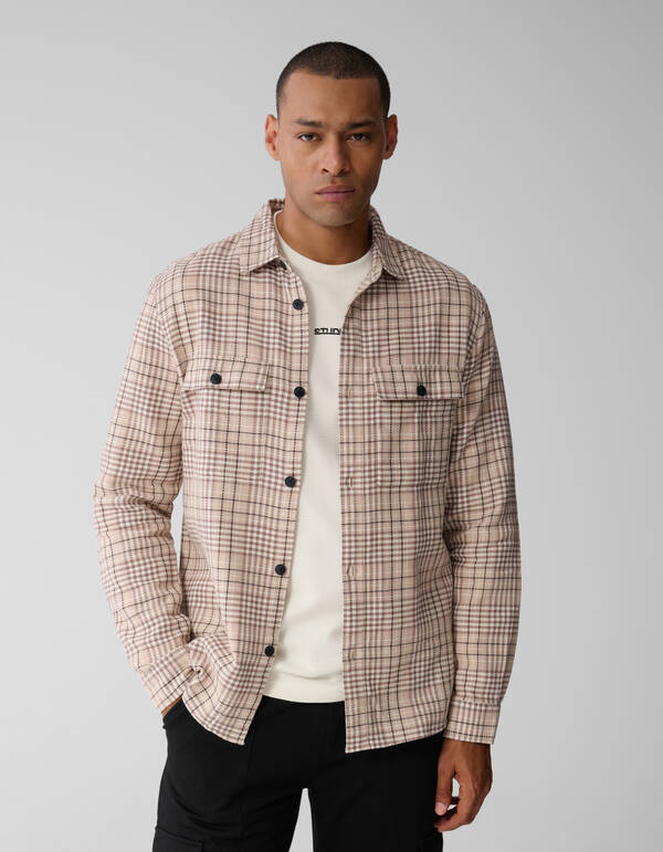 Ruiten Overshirt Sand SHOEBY MEN