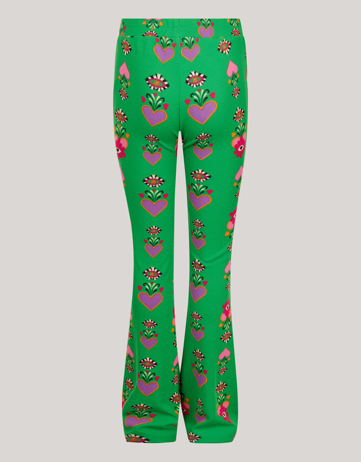 Bedruckte ausgestellte Rippen-Leggings SHOEBY GIRLS