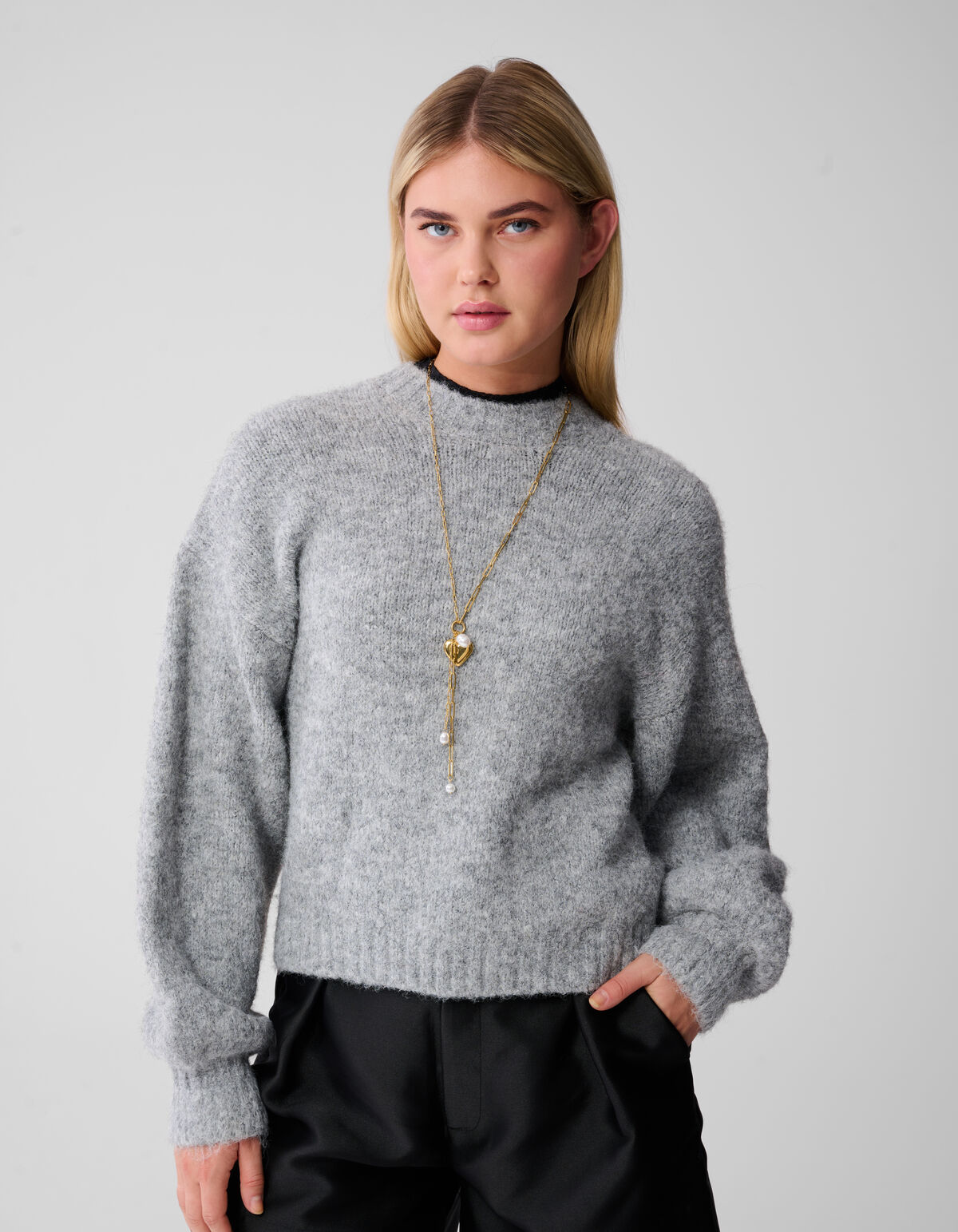 Herzkettenkette Gold SHOEBY ACCESSOIRES