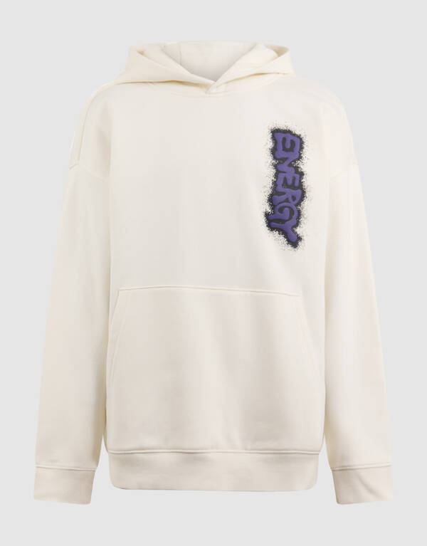 Energy Artwork Hoodie Gebroken Wit SHOEBY BOYS