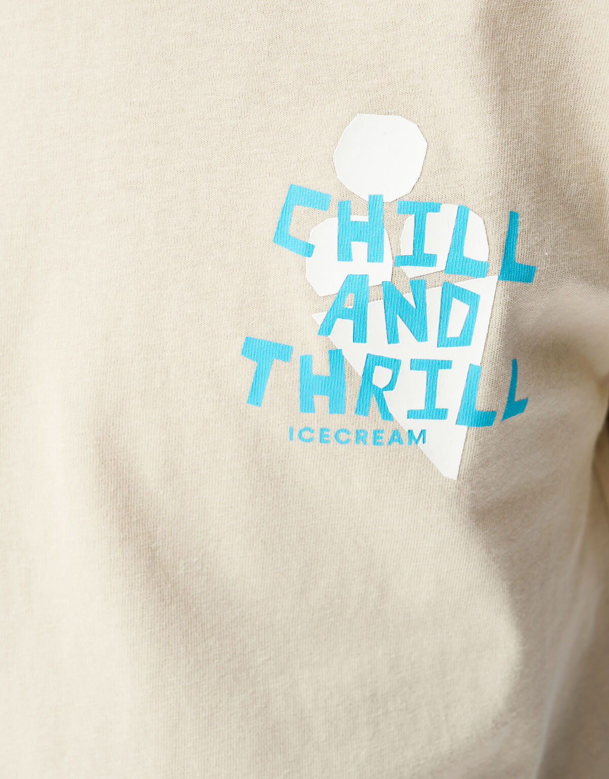 Chill Artwork T-shirt Sand SHOEBY BOYS