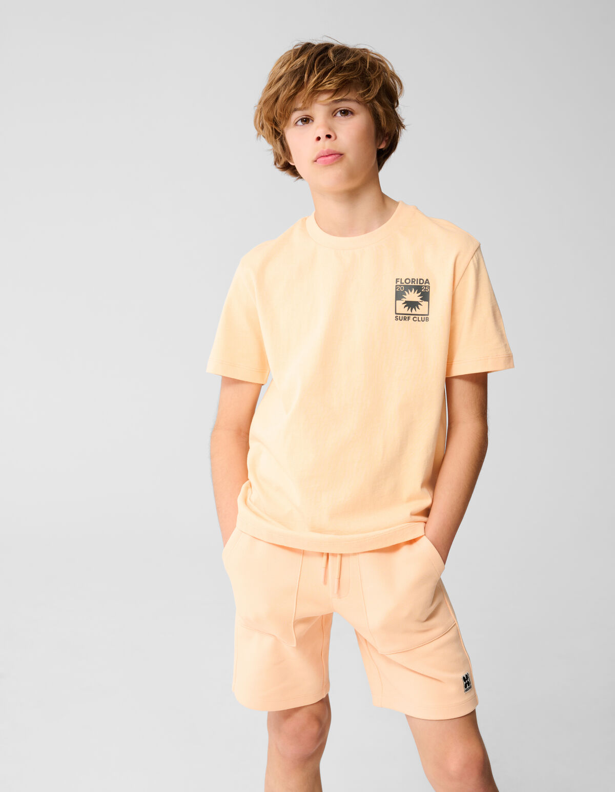 Surf Club Artwork T-shirt Hell Orange SHOEBY BOYS