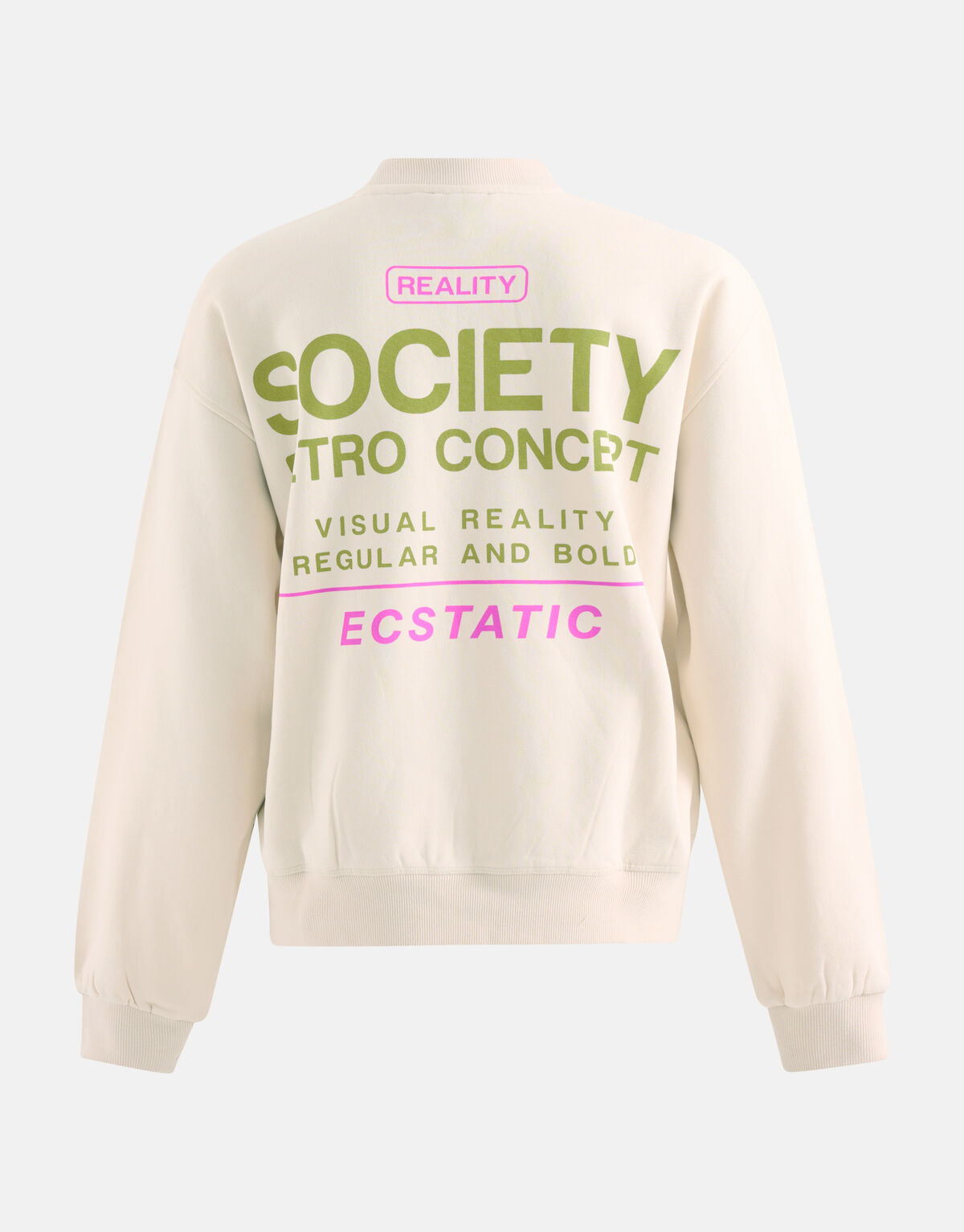 Society Artwork Pullover Beige SHOEBY WOMEN