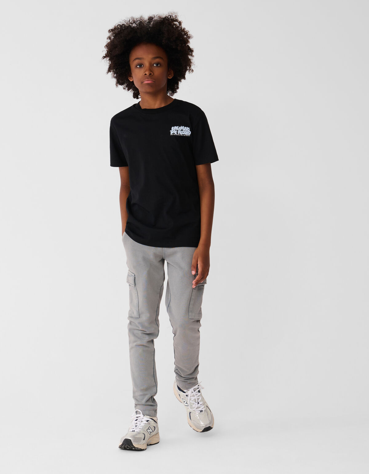 Breaking Artwork T-shirt Schwarz SHOEBY BOYS