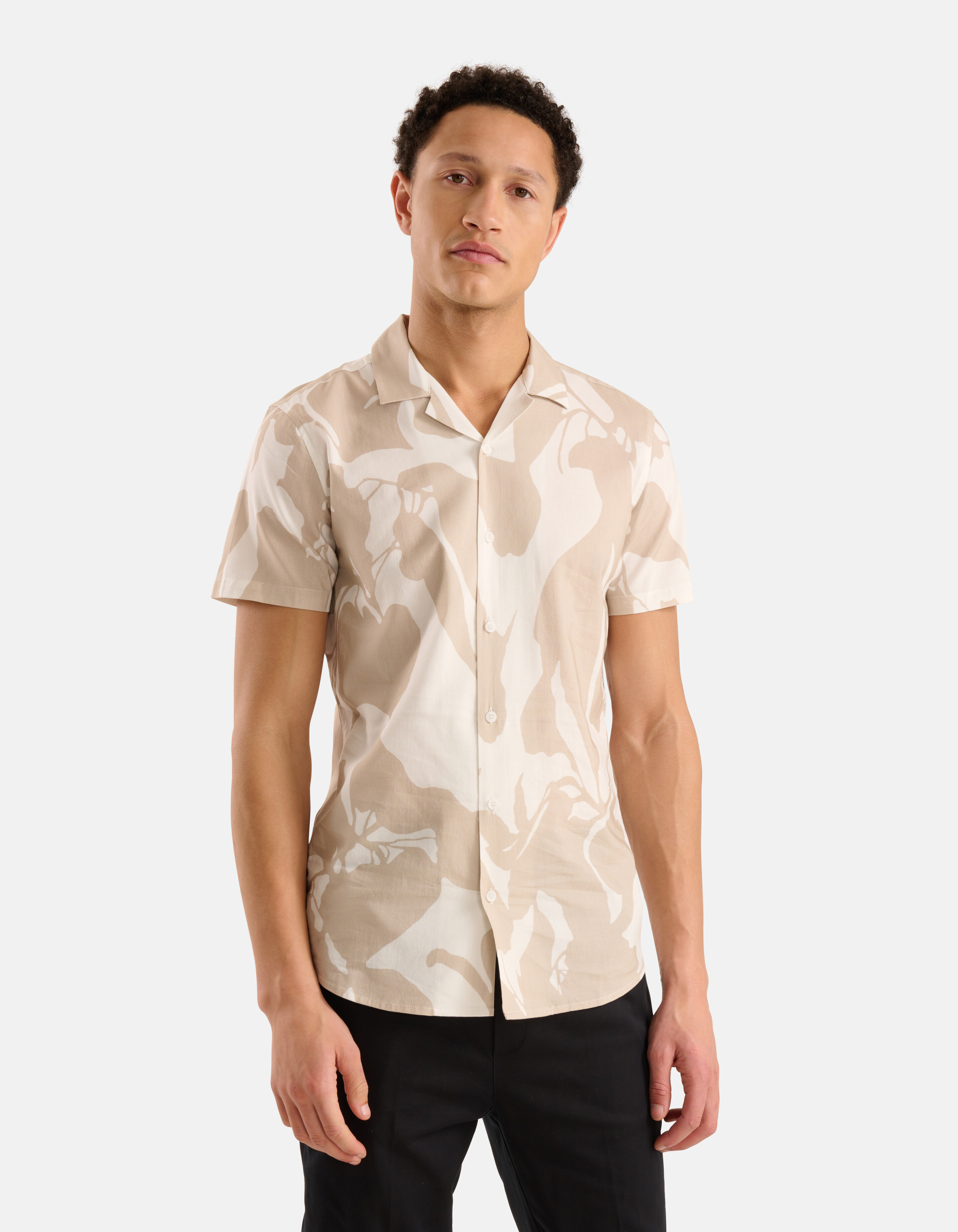Artwork Shirt Beige SHOEBY MEN