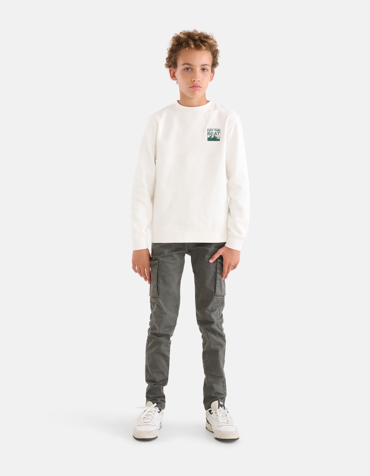 Pullover mit Stickerei Off White SHOEBY BOYS