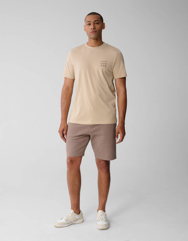 Multi Sparkle Logo T-Shirt Sand SHOEBY MEN