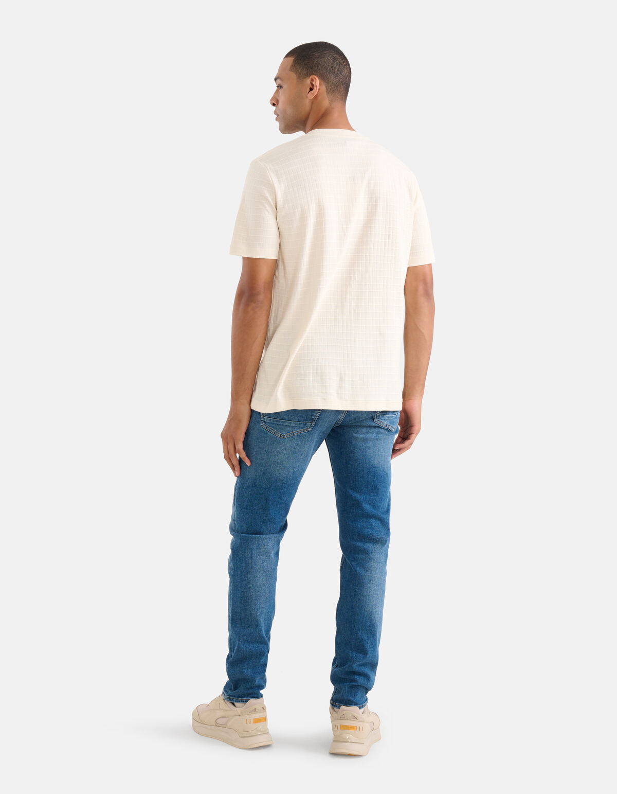 Strukturiertes T-shirt Off White SHOEBY MEN