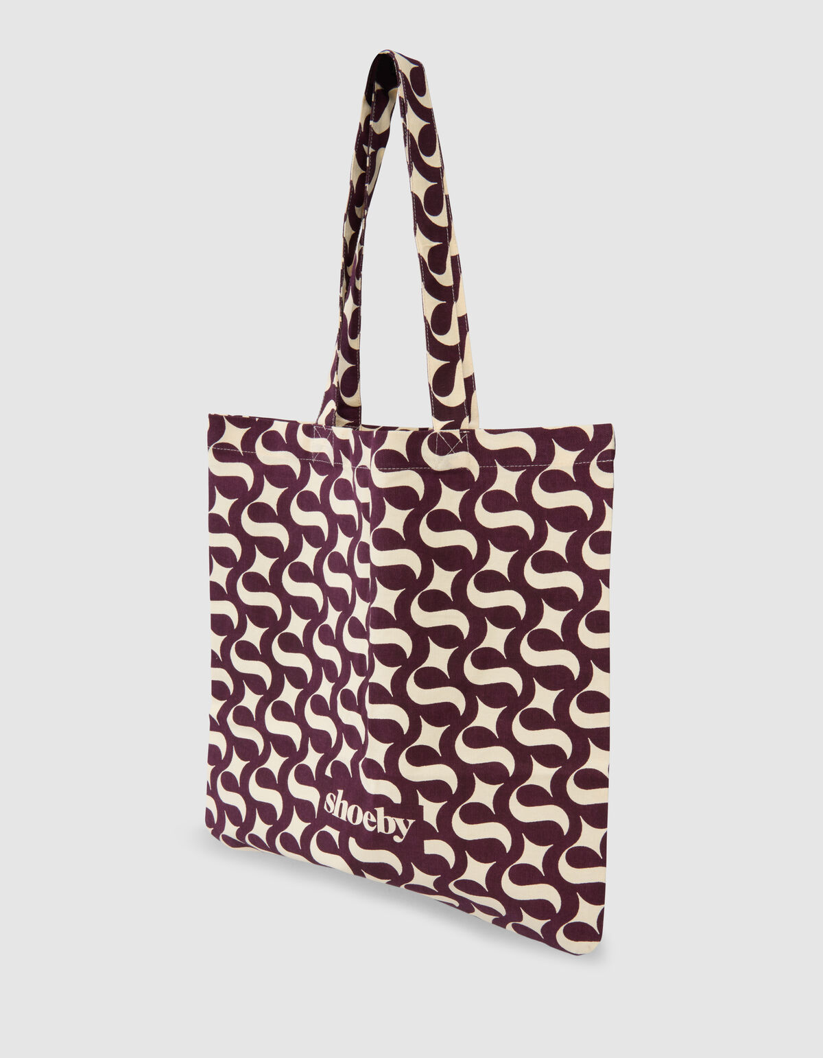 Shoeby Logo Shopper Off-White SHOEBY ACCESSOIRES