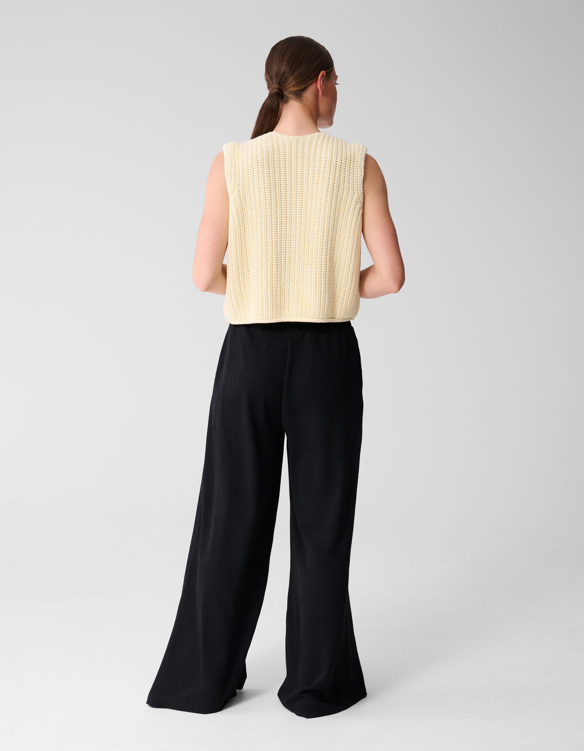 Gilet mit großem Knopf Off White SHOEBY WOMEN