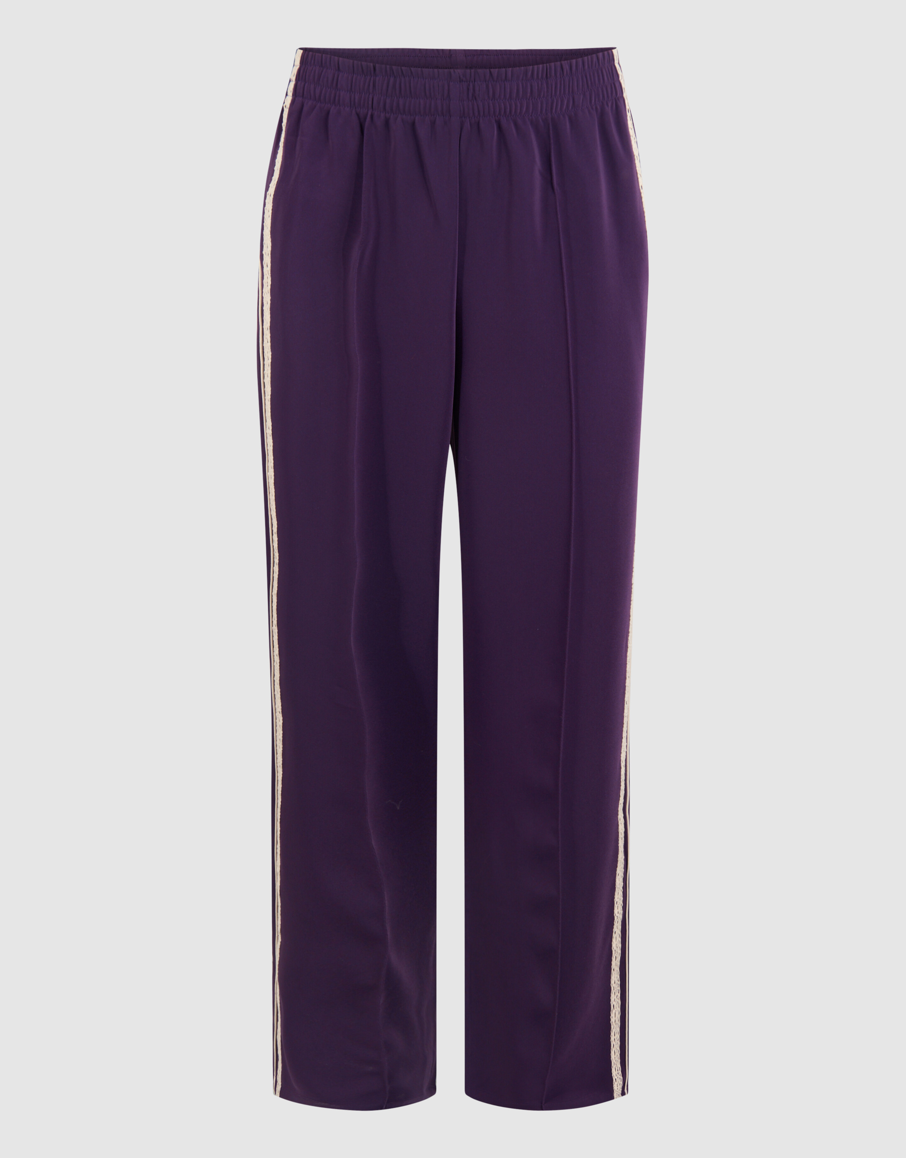 Sportliche Hose mit weitem Bein Dunkelviolett SHOEBY WOMEN