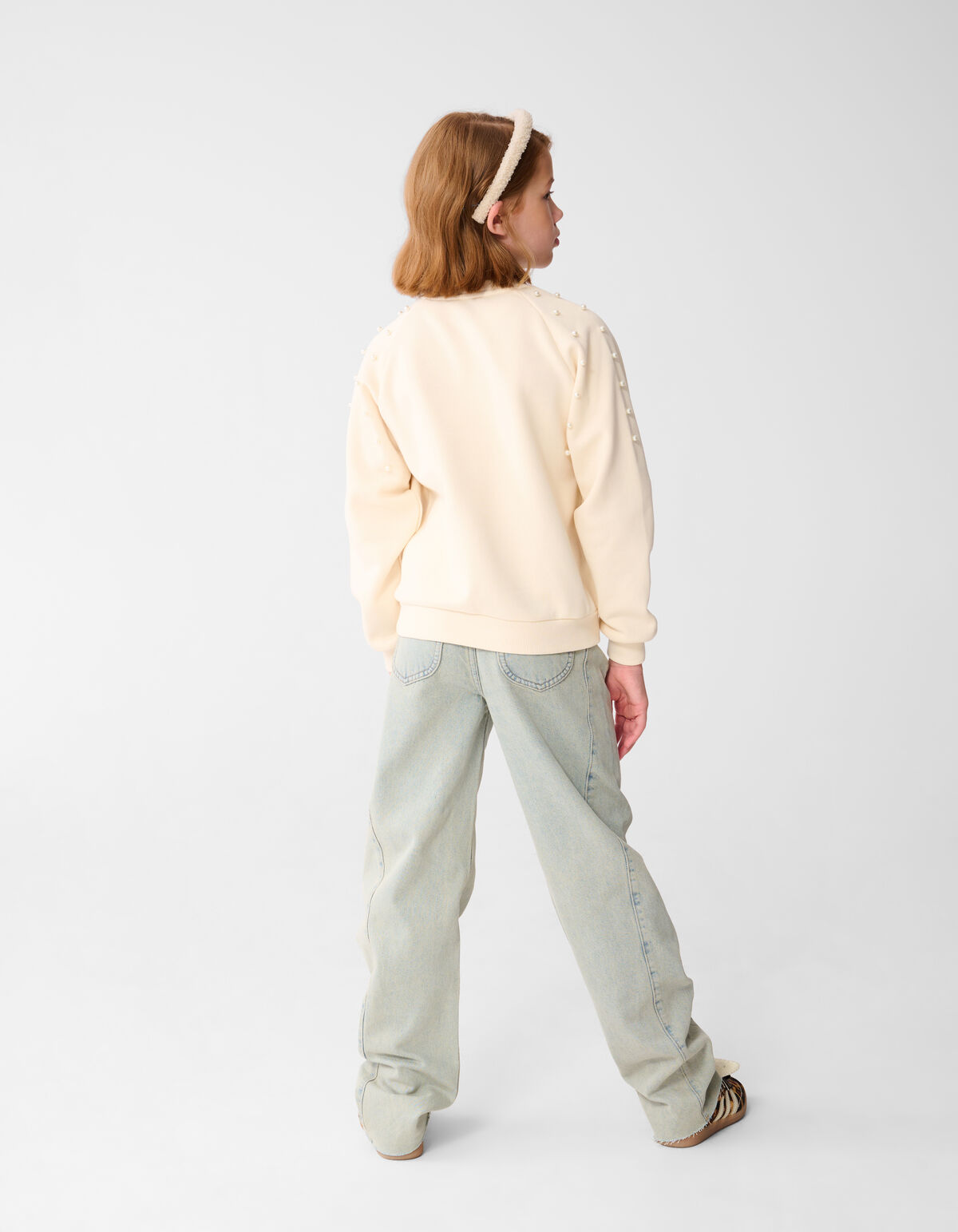 Parel Sweater Gebrochen Weiß SHOEBY GIRLS