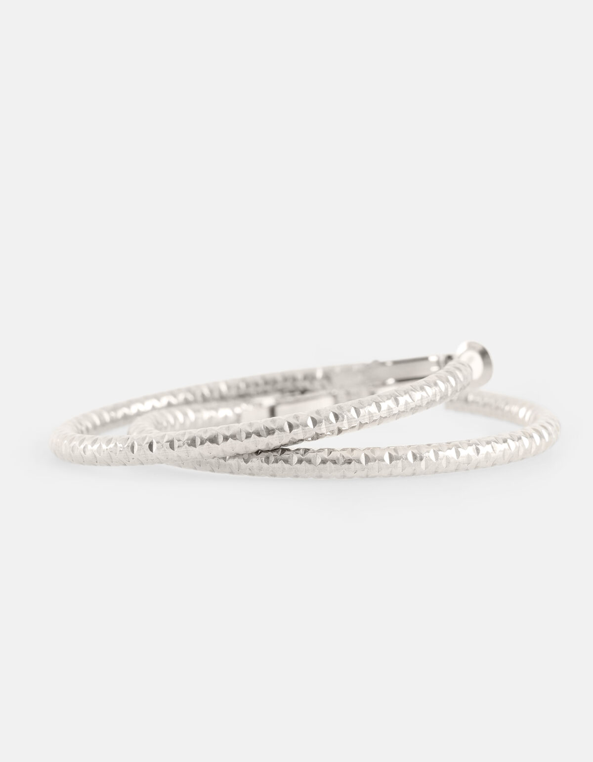 Große Hoops Ohrringe Silber SHOEBY ACCESSOIRES