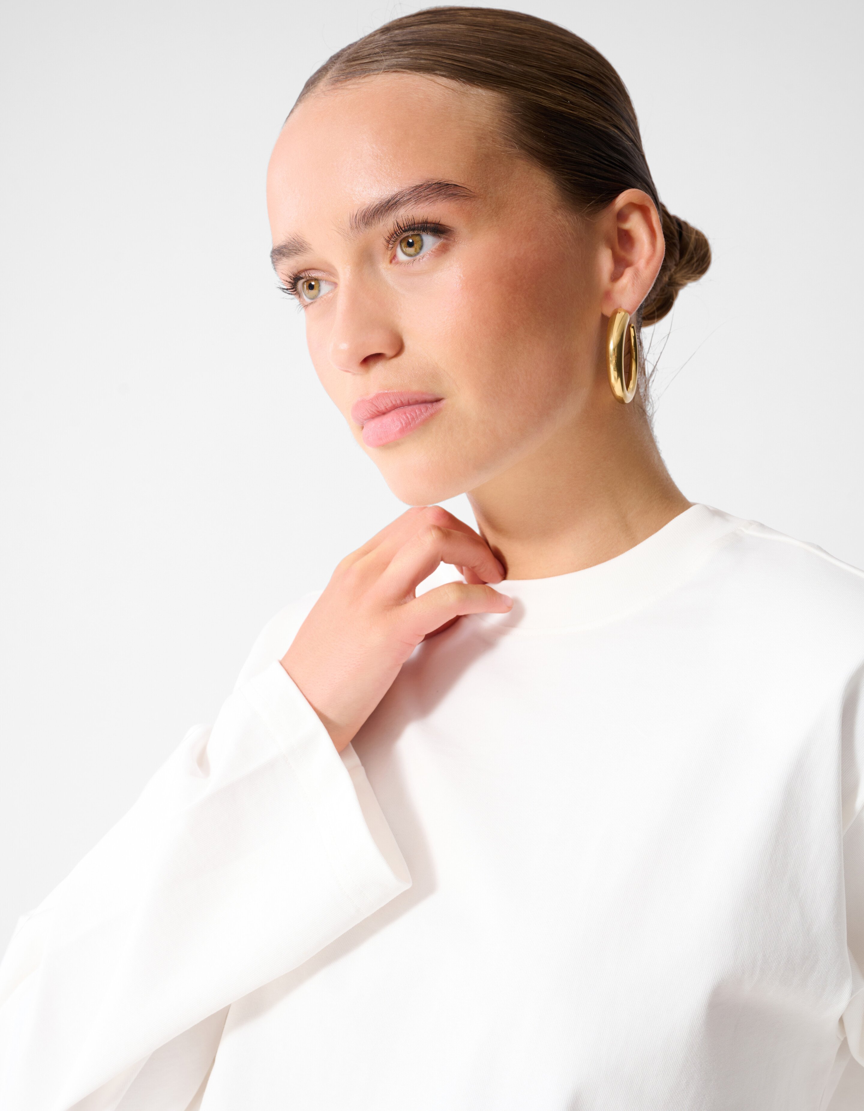 Gro&szlig;e Creolen Ohrringe Gold SHOEBY ACCESSOIRES