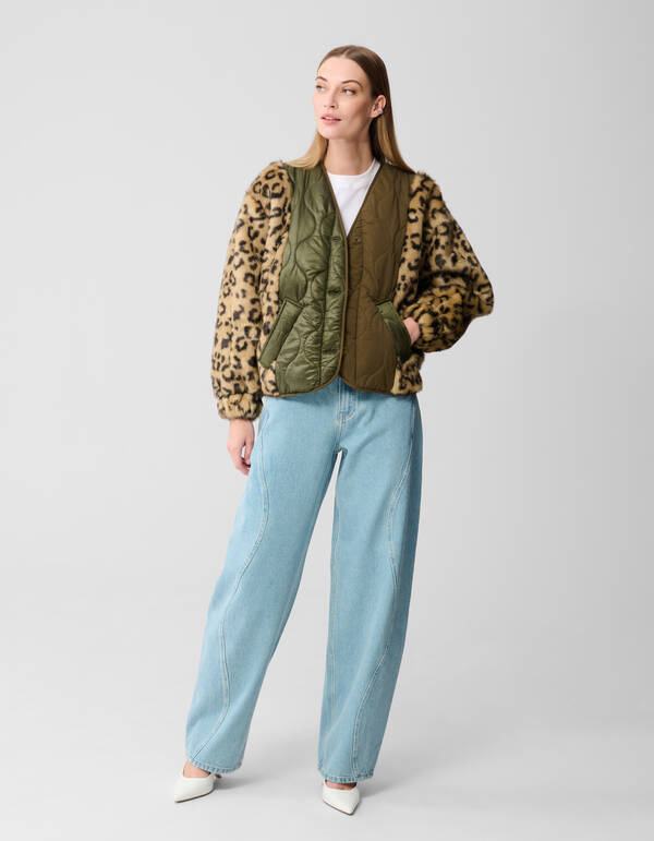 Multi Mix Leopard Jack Dunkelgrün SHOEBY WOMEN