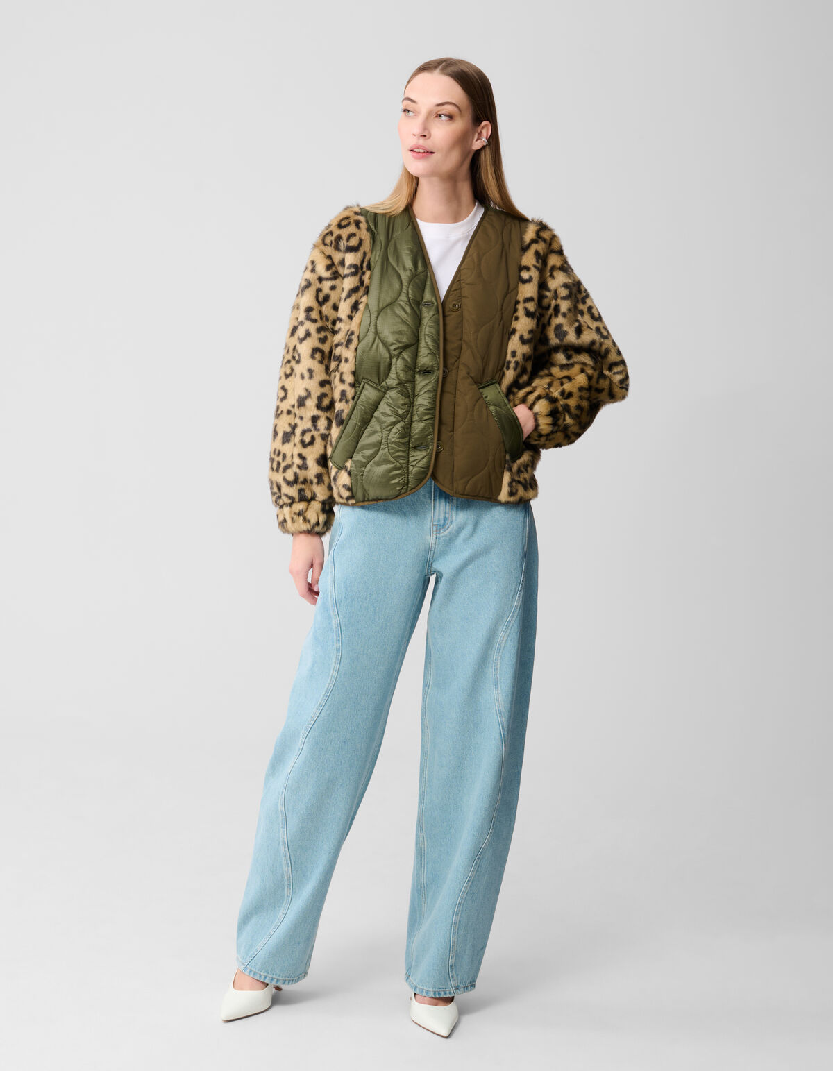 Multi Mix Leopard Jack Dunkelgrün SHOEBY WOMEN