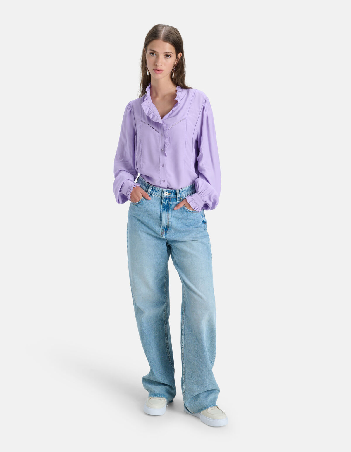 Bluse mit Spitzenbändern SHOEBY WOMEN