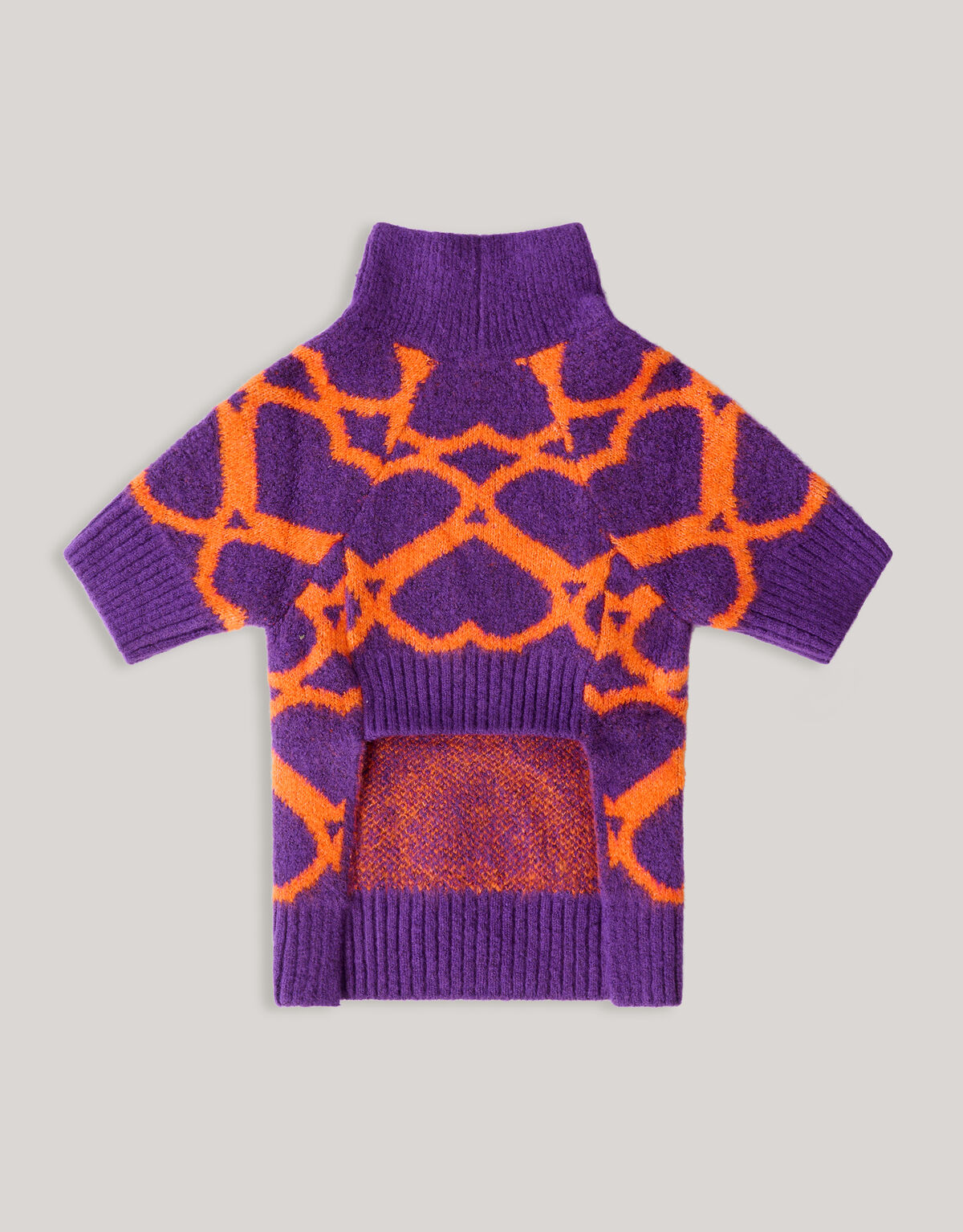 Herz gedruckt Hund Pullover lila SHOEBY ACCESSOIRES