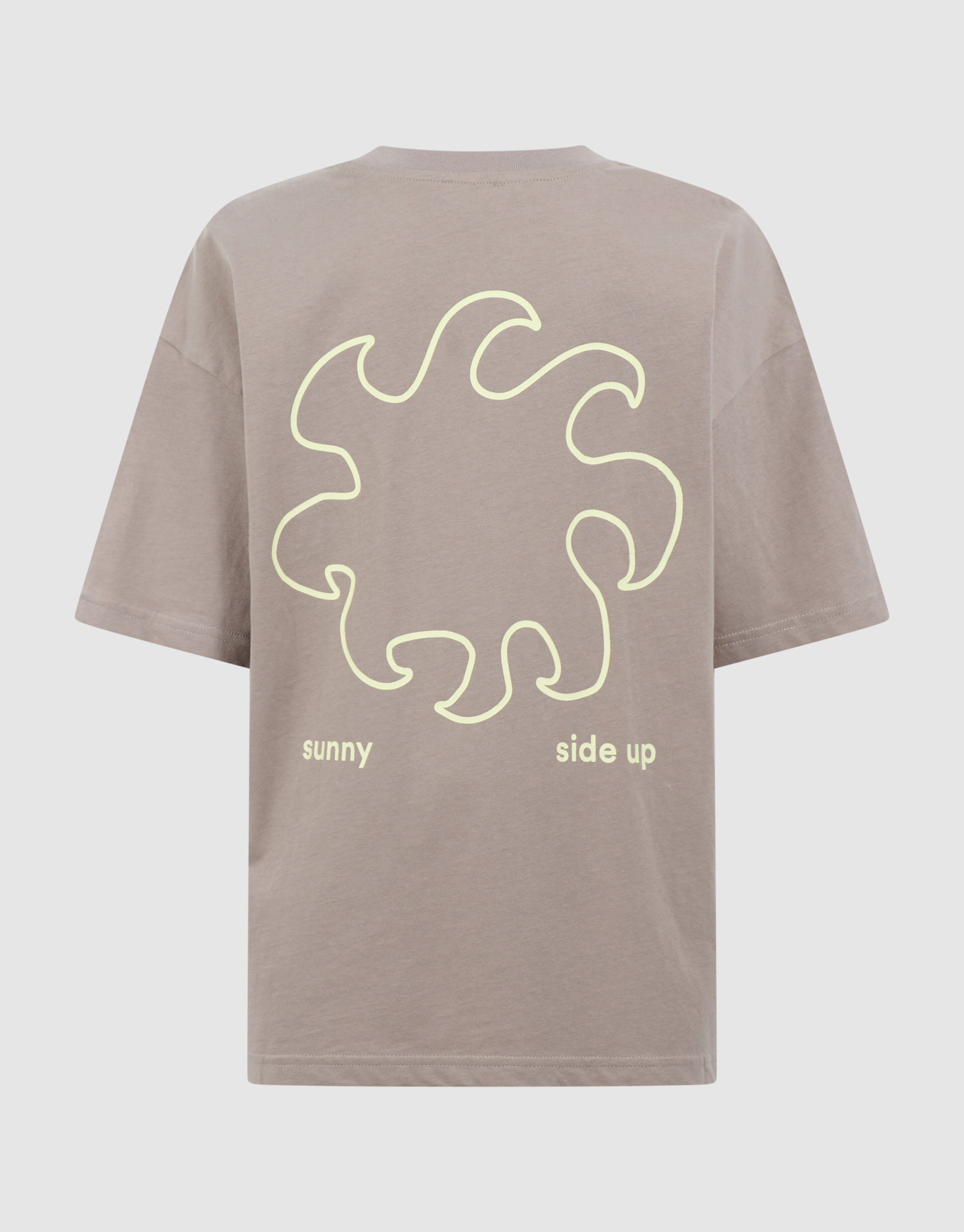 Sunny Side Artwork T-Shirt Taupe SHOEBY BOYS