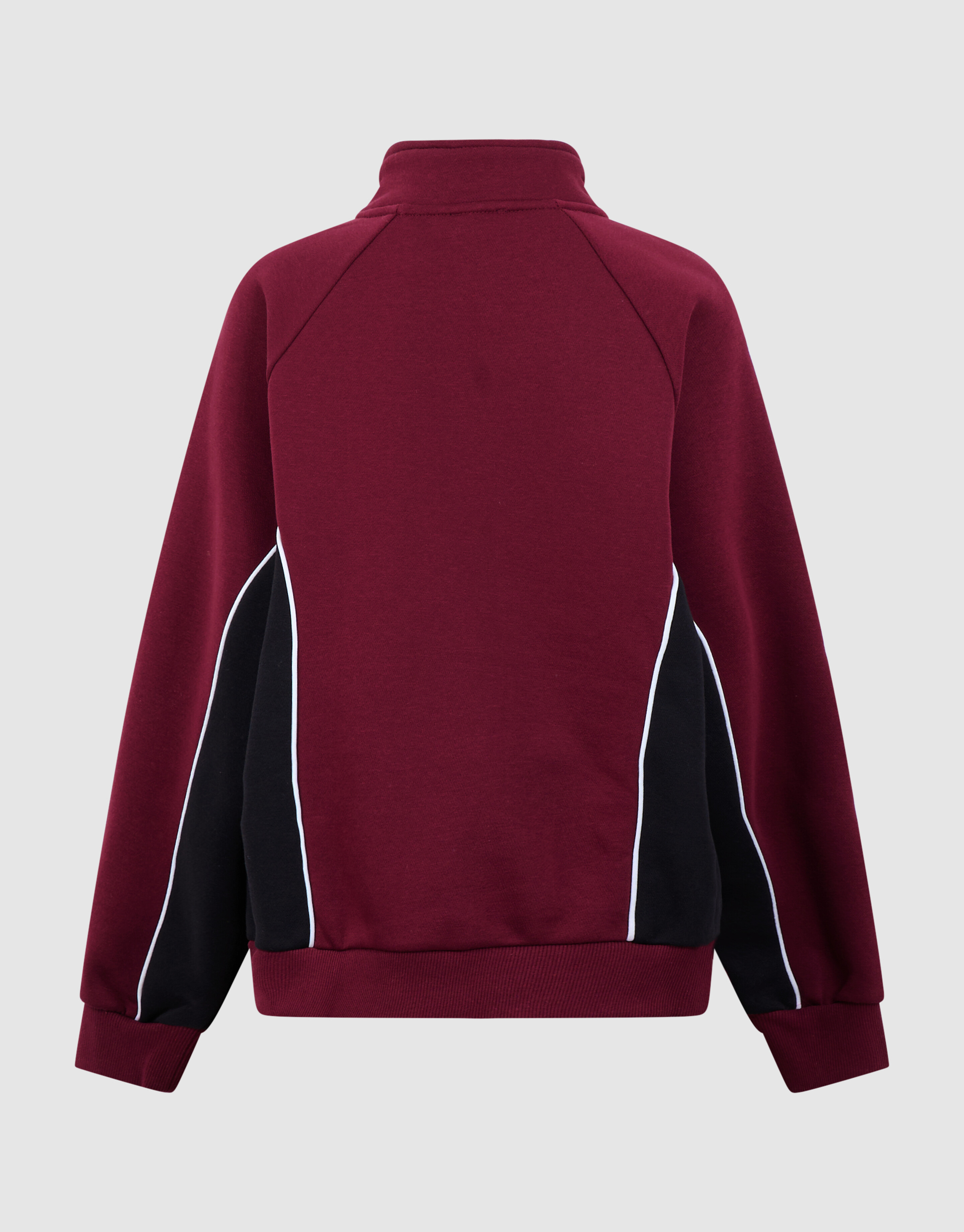 Sportliche Jacke mit Paspelierung Dunkelrot SHOEBY BOYS