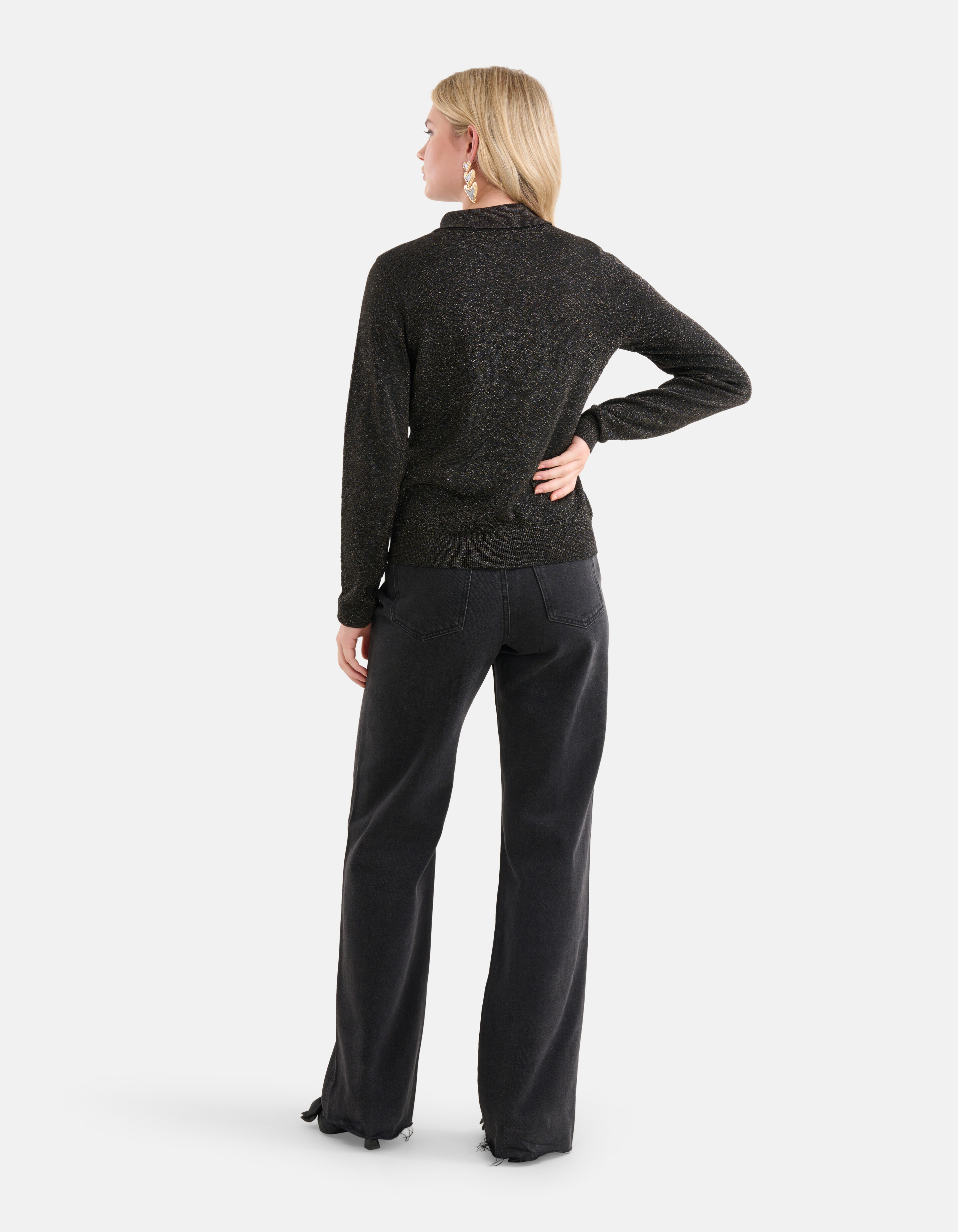 Glitzerpulli Schwarz SHOEBY WOMEN