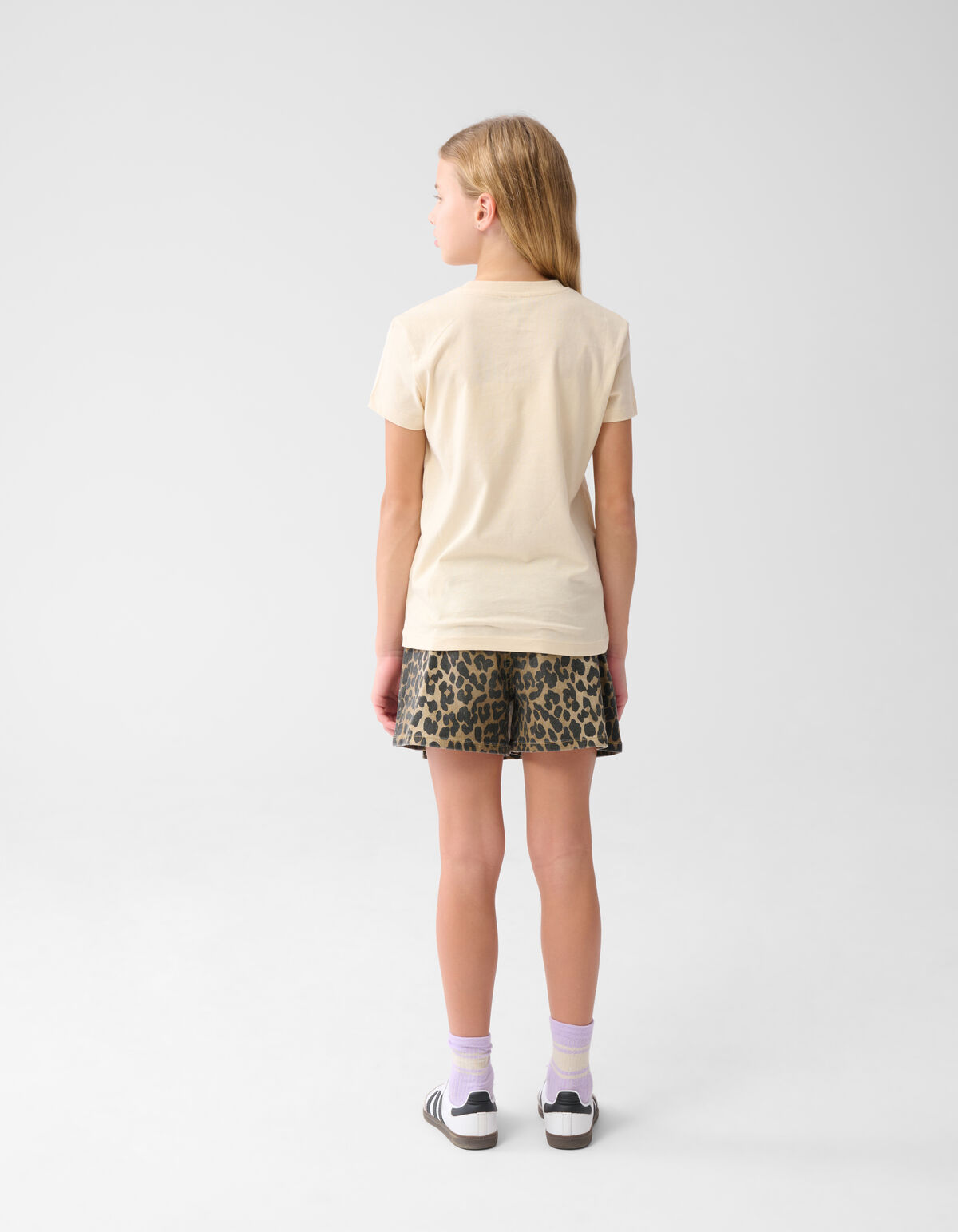 Kunstwerk T-shirt Beige SHOEBY GIRLS