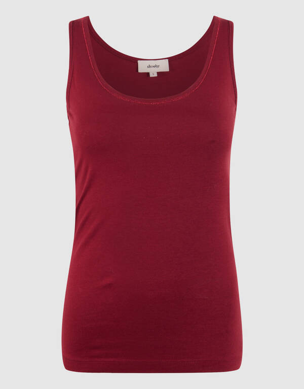 Basic Tanktop Rot SHOEBY WOMEN