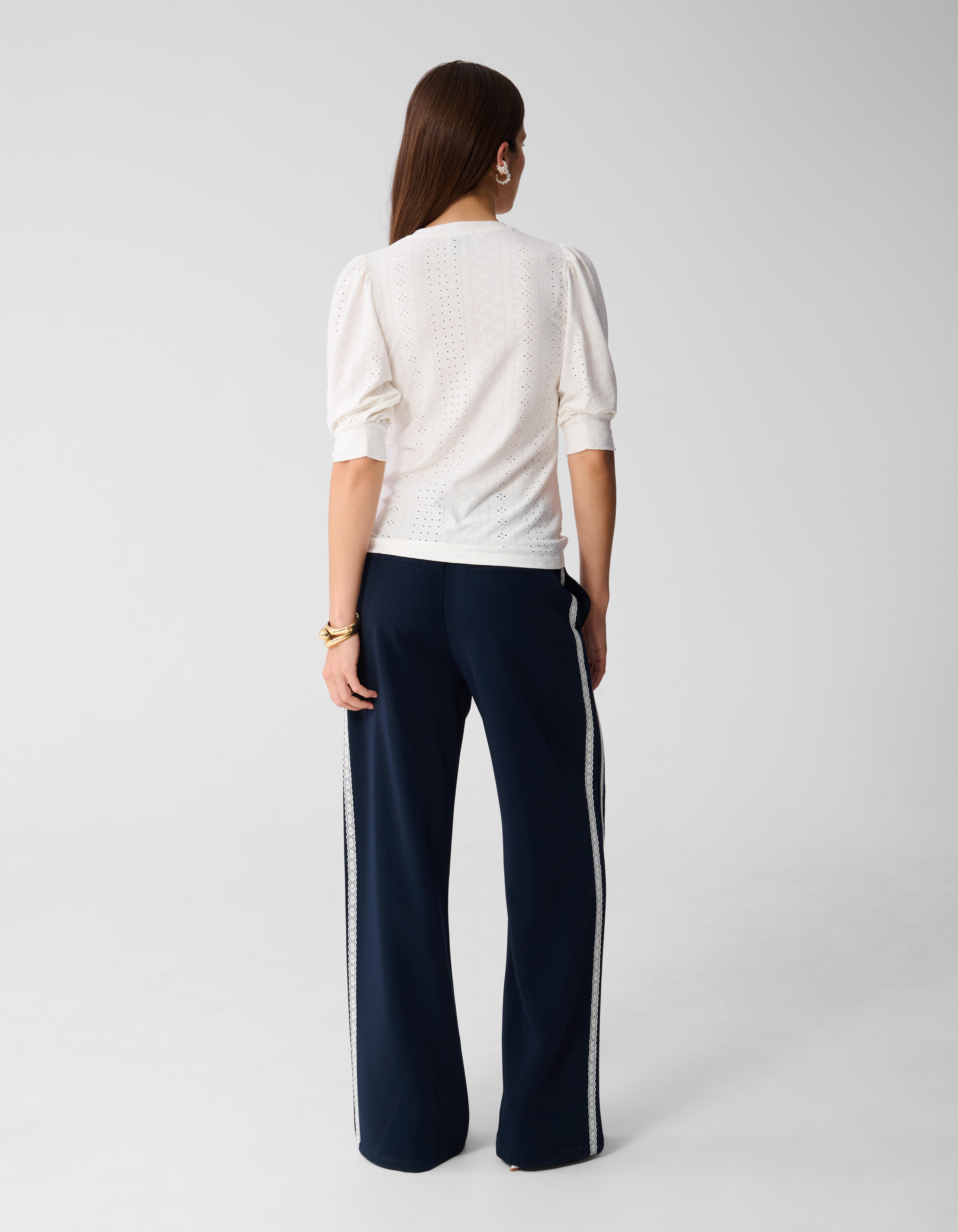 Besticktes Top Off White SHOEBY WOMEN