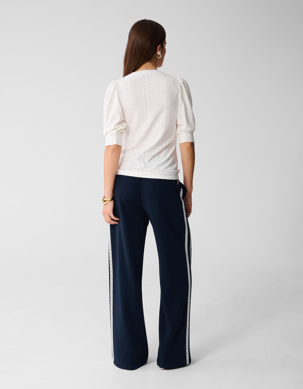 Besticktes Top Off White SHOEBY WOMEN