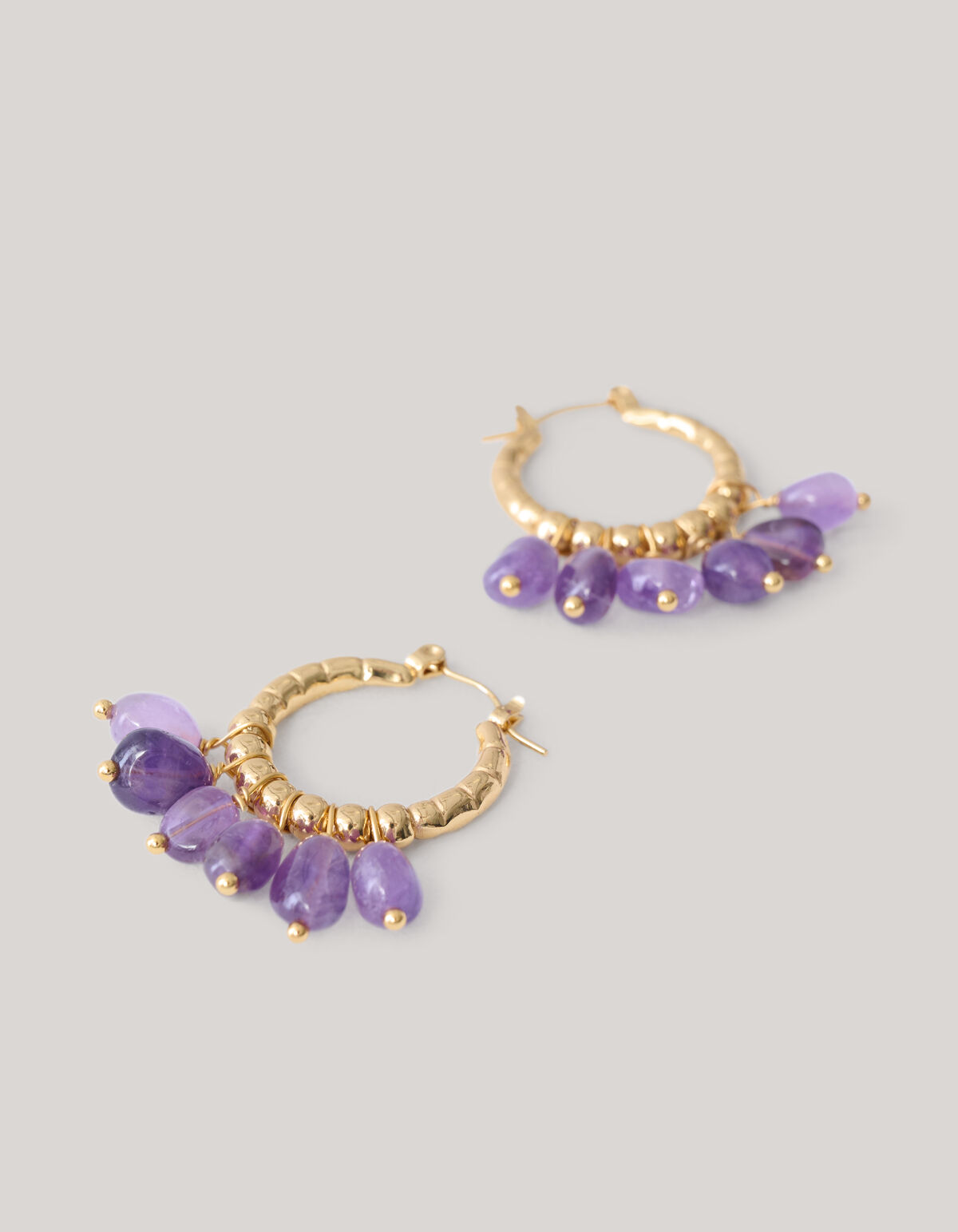 H&auml;ngende Perlen Ohrringe Gold SHOEBY ACCESSOIRES