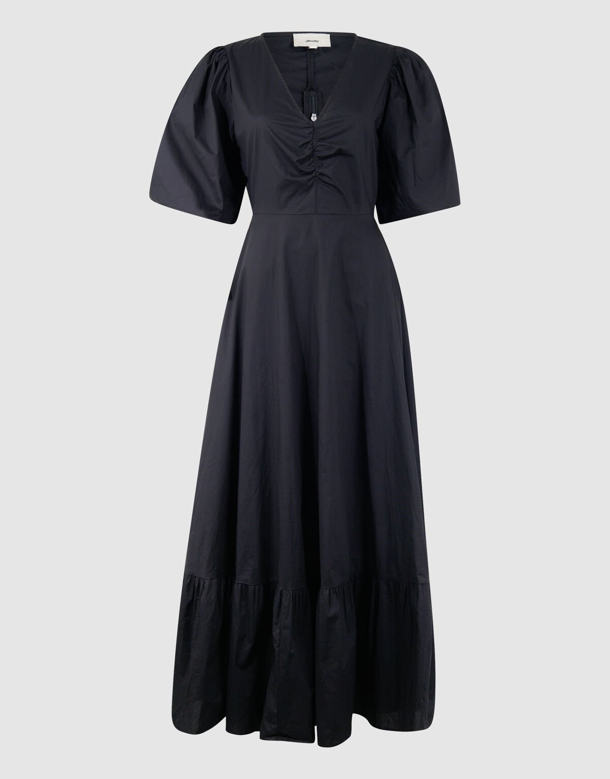 Popeline Maxi Kleid Schwarz SHOEBY WOMEN