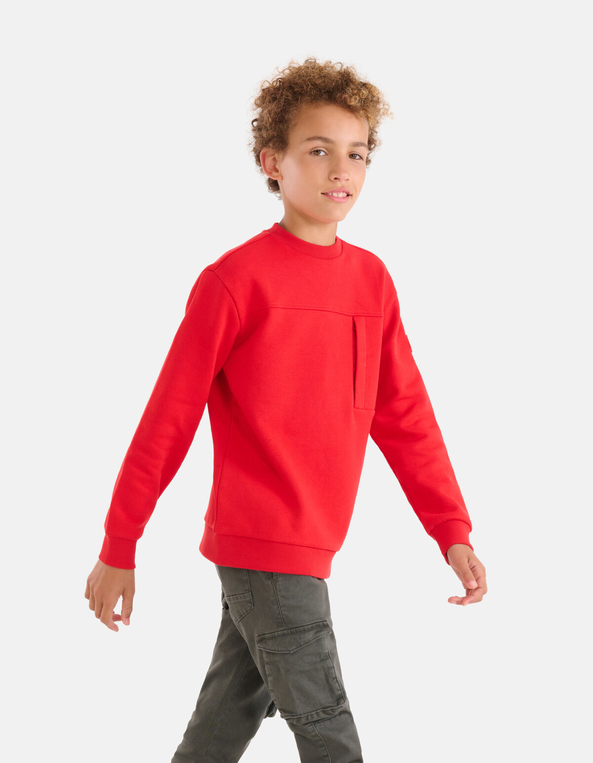 Taschenpullover Rot SHOEBY BOYS