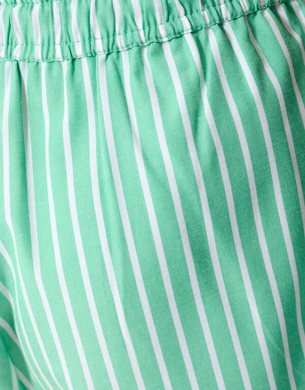 Pinstripe Nieten Kurz Gr&uuml;n SHOEBY GIRLS