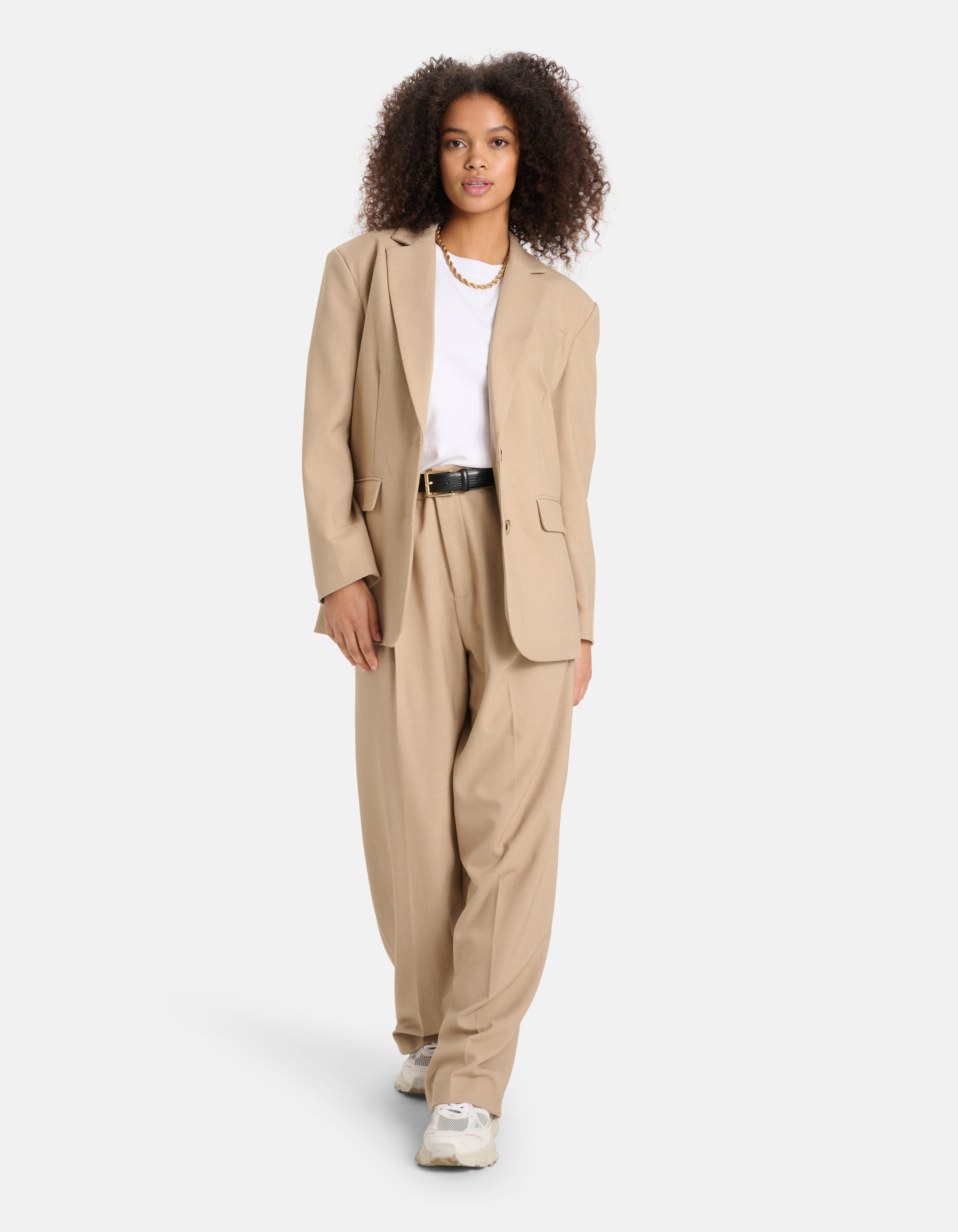 Oversized Blazer Beige SHOEBY WOMEN