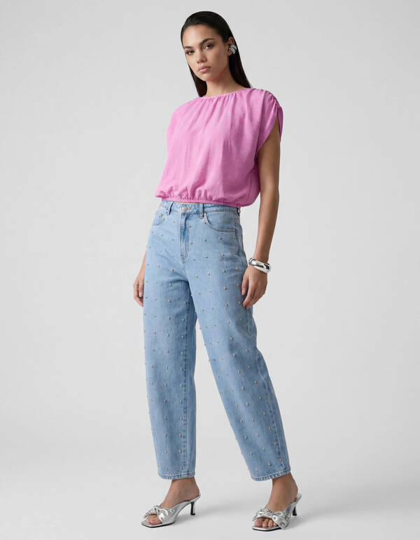 Gek&uuml;rzte Twist-Top Rosa SHOEBY WOMEN
