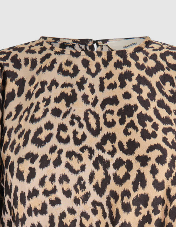 Leoparden-Minikleid Braun SHOEBY WOMEN