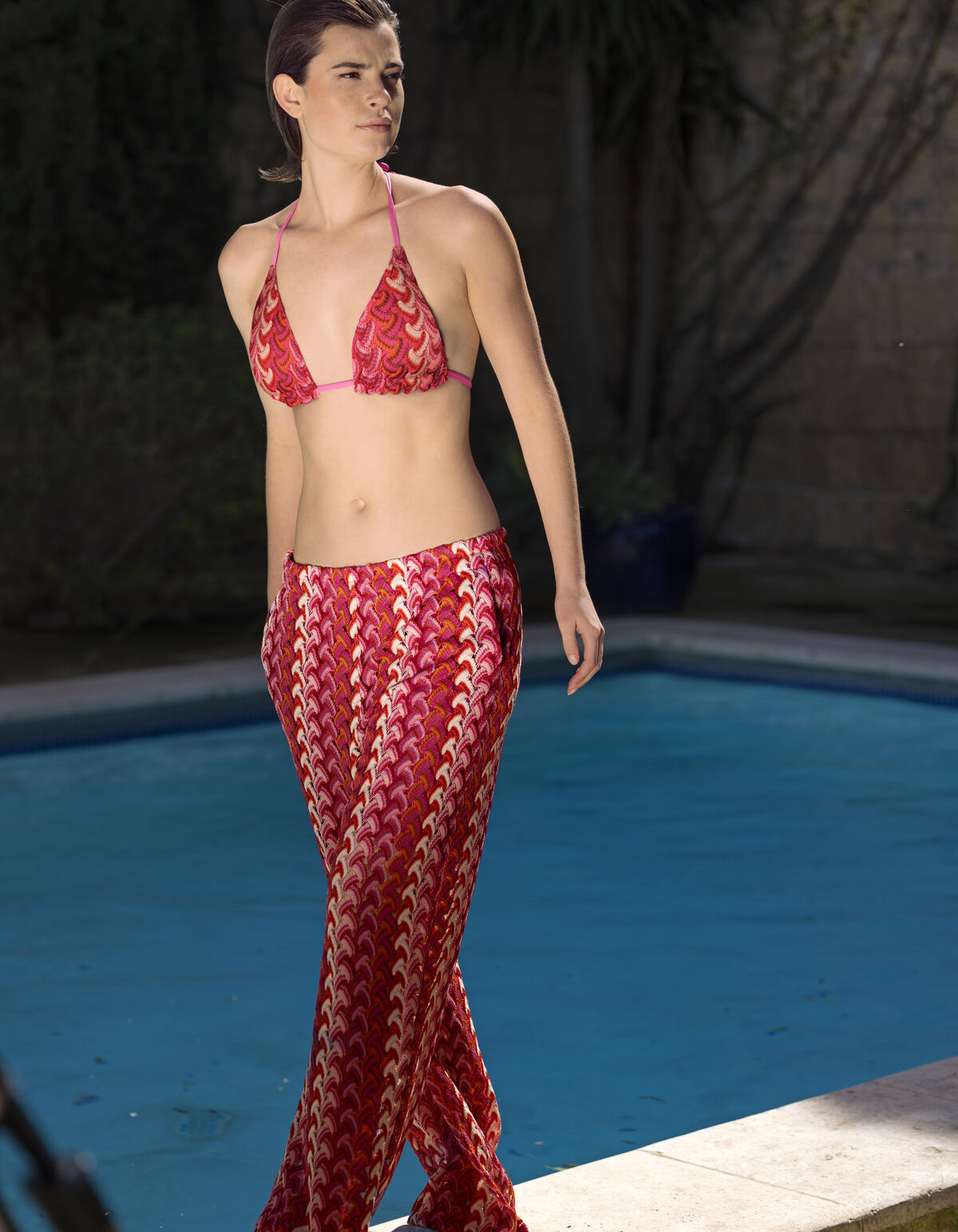 Crochet Bikini Top Roze SHOEBY ACCESSOIRES