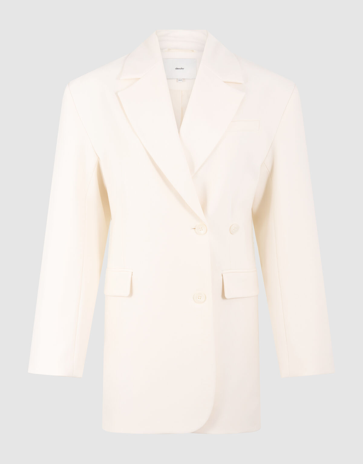 Blazer Mini Kleid Gebrochen Wei&szlig; SHOEBY WOMEN