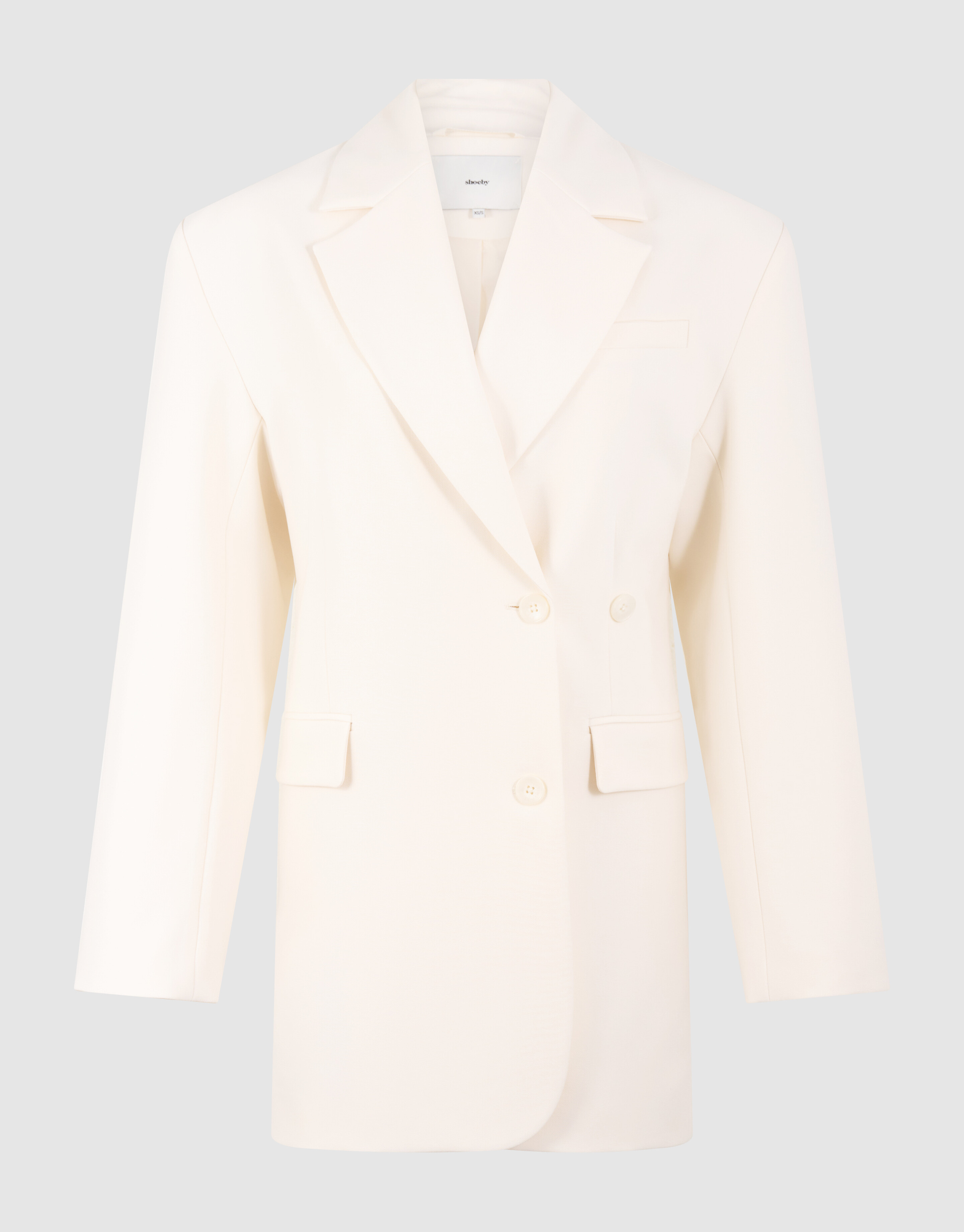 Blazer Mini Kleid Gebrochen Wei&szlig; SHOEBY WOMEN