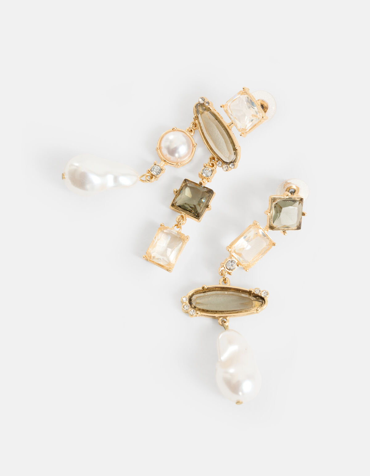 Verschiedene Ohrringe Grau SHOEBY ACCESSOIRES