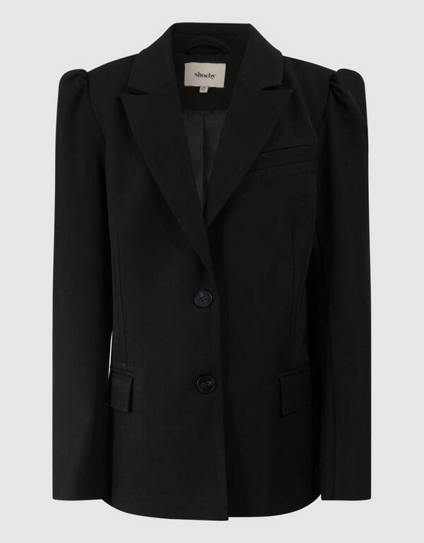 Blazer mit Puffärmeln Schwarz SHOEBY GIRLS