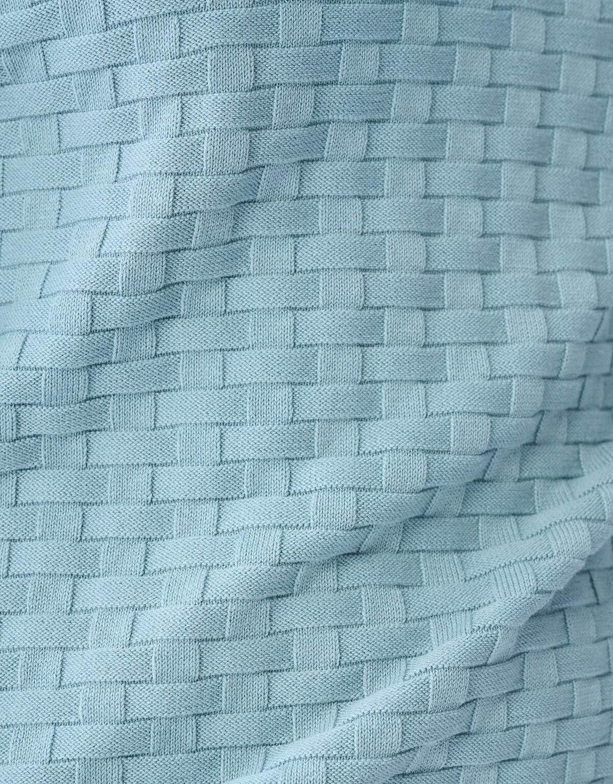 Struktur Pullover Hellgrau SHOEBY MEN