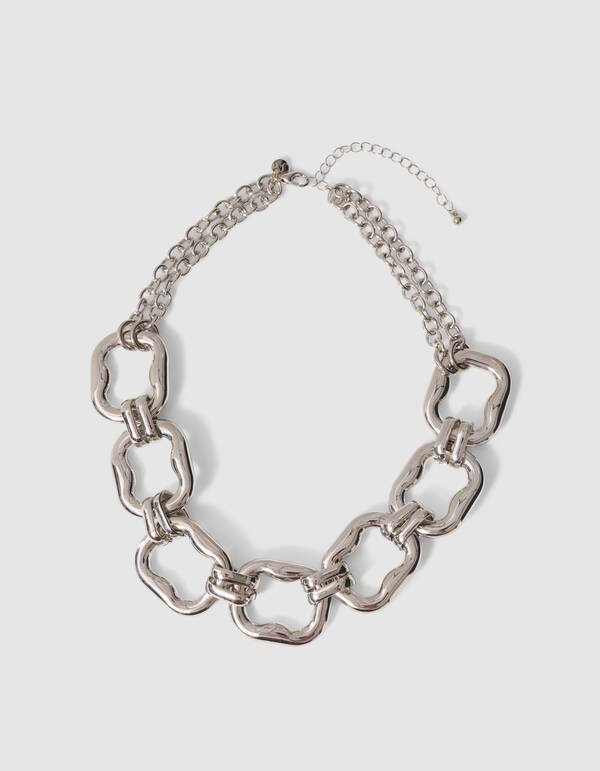 Square Ketting Zilver SHOEBY ACCESSOIRES