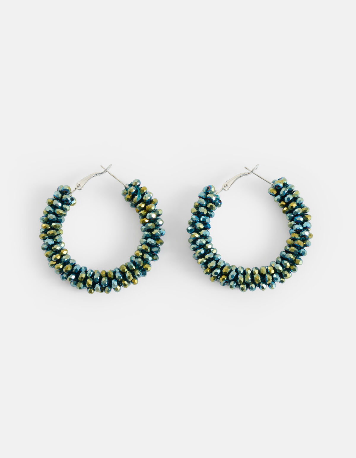 Perlenohrringe Dunkelgrün SHOEBY ACCESSOIRES