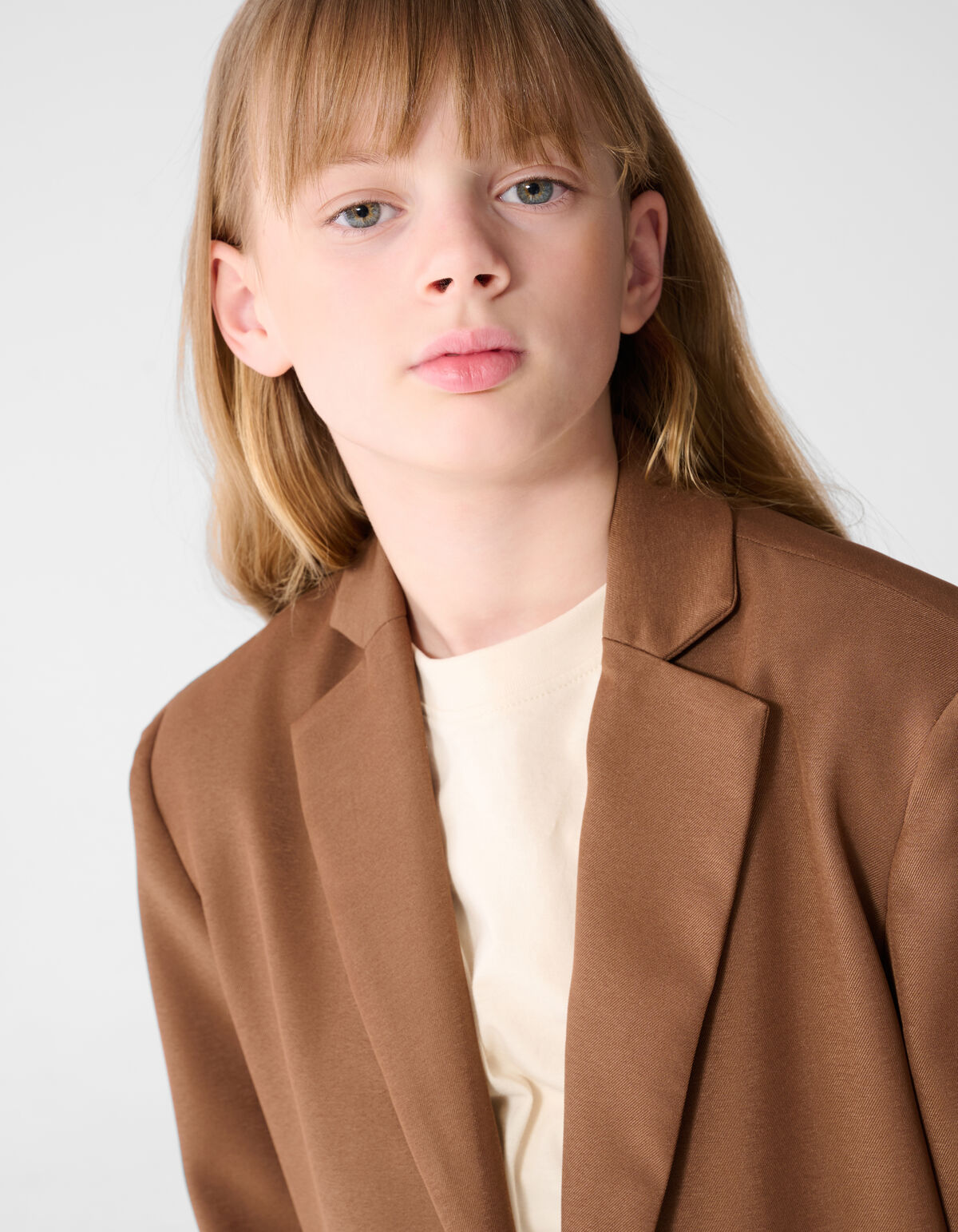 Offener R&uuml;cken Blazer Braun SHOEBY GIRLS