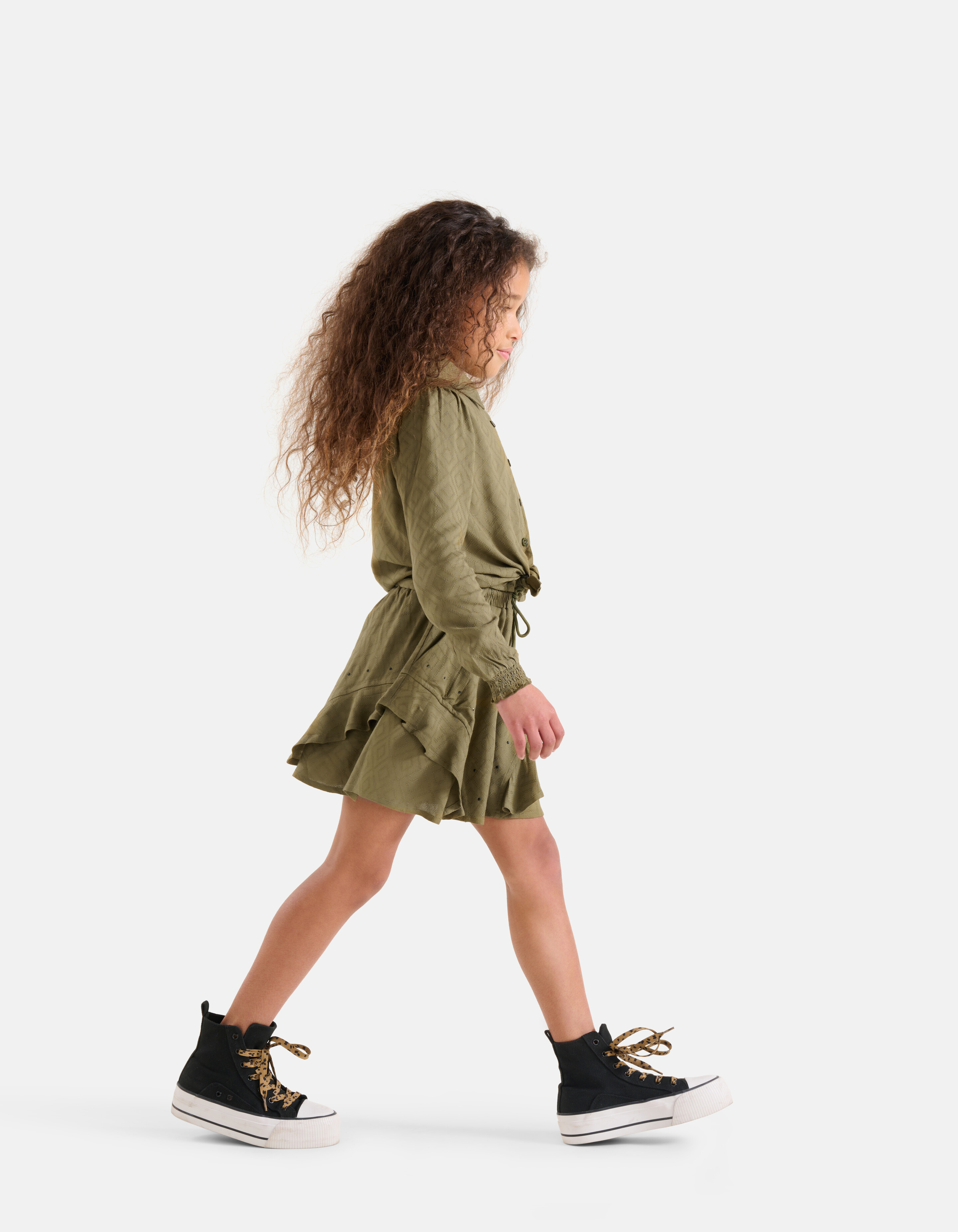 Nietenbluse Dunkelgrün SHOEBY GIRLS