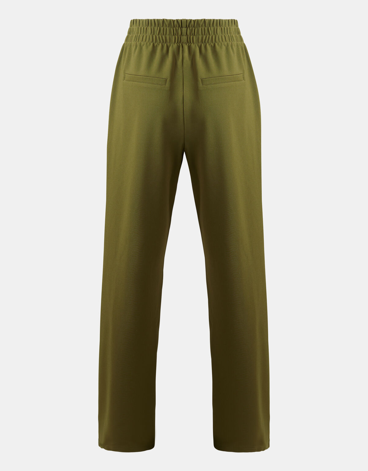 Basic Wide Leg Hose Dunkelgrün SHOEBY WOMEN